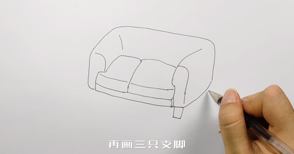 怎么画沙发简笔画步骤